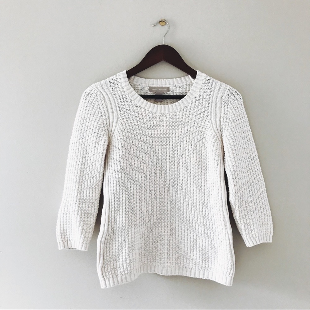 Banana Republic • Cotton/Cashmere Knit Sweater
